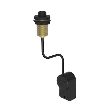 Newport Brass Air Activated Disposer Switch in Flat Black 1500-5811-56